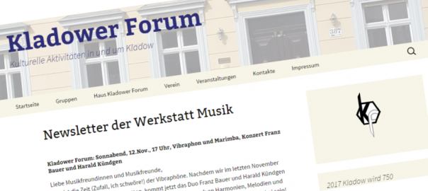 3. Newsletter Werkstatt Musik erschienen