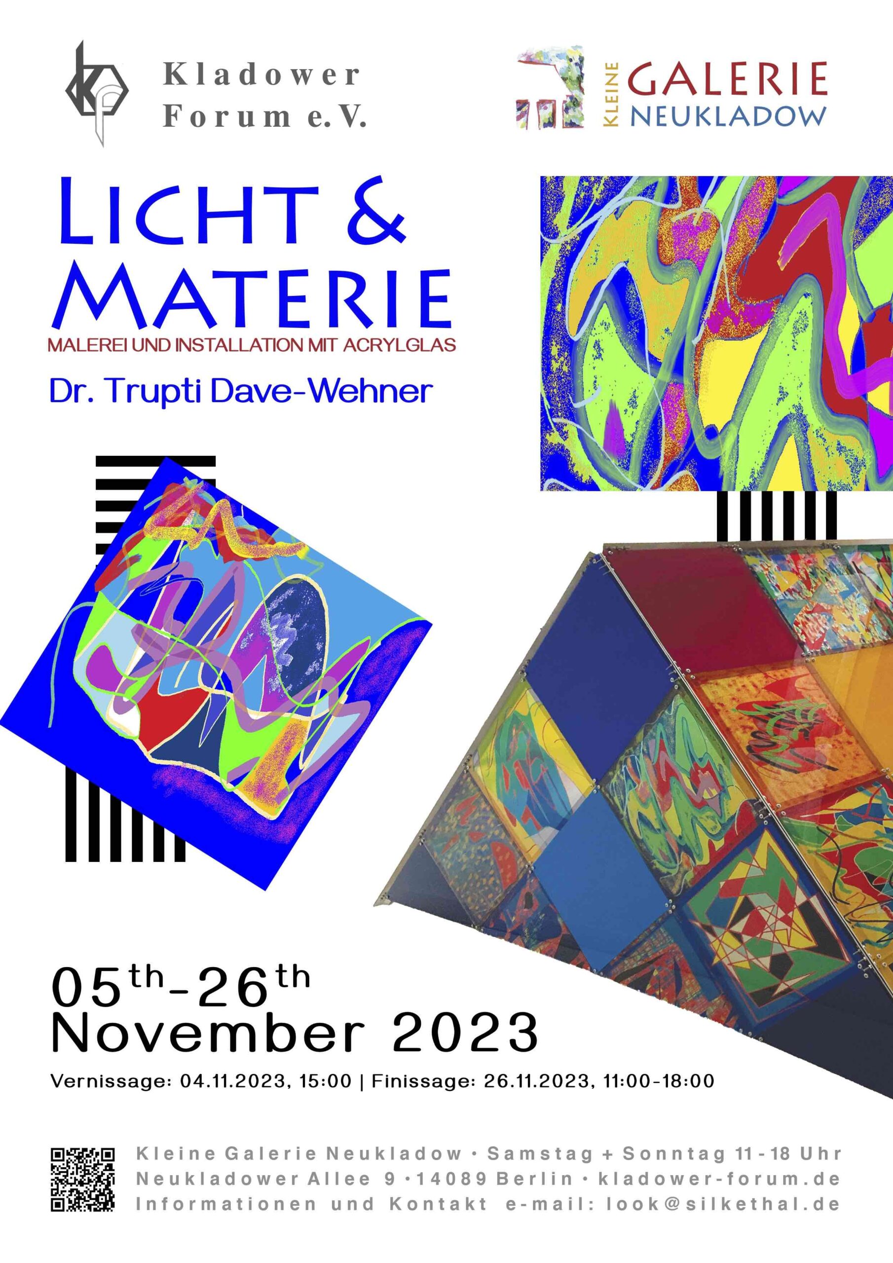 Licht & Materie – Installation & Bilder mit Acrylglas