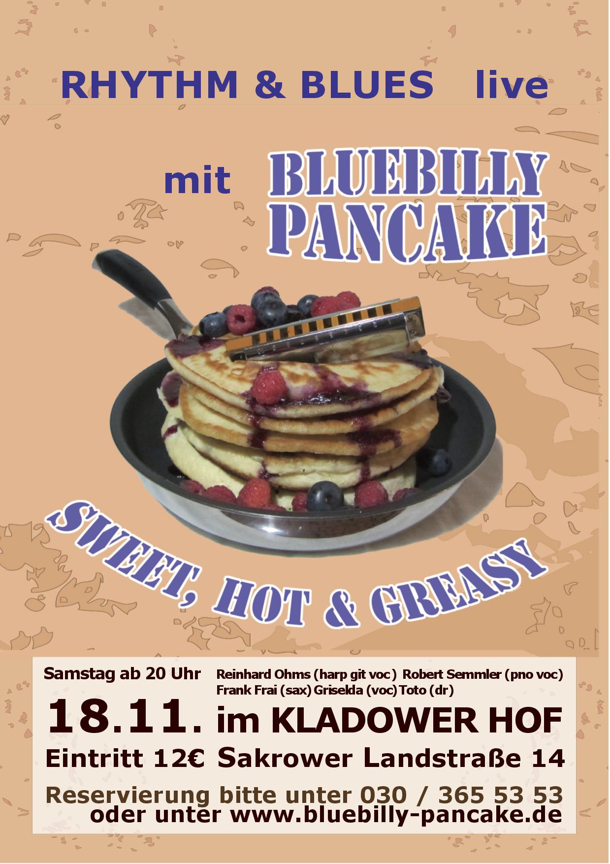 Rhythm & Blues live mit Bluebilly Pancake