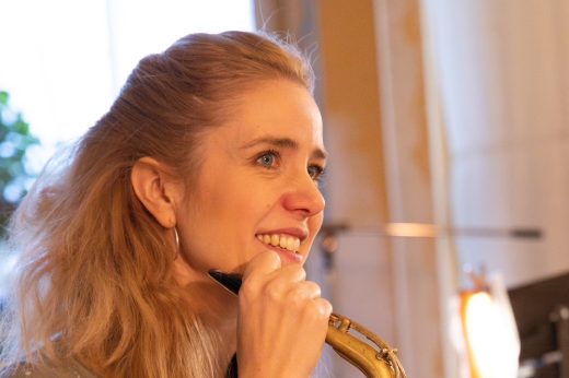 Landhausgarten Dr. Max Fraenkel | Round Square | Charlotte Joerges, Paul Engelmann, Paul Feise, Yannic Rösch-Pasitka (Saxophone), Pelle Buschmann (Bass), Jonas Friese (Drums)